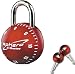 Tools & Hardware : Master Lock 2076DAST Sphero Combination Lock with Key Access in Red, Blue, Purple, or Light Blue, 1-Pack