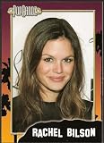 Rachel Bilson PopCardz Star Collector Card. Series One, No. 5. 2008.