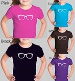Girl's PURPLE Glasses Shirt L - Created using different terms to describe ones style