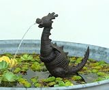 Wasserspeier  Drache  aus Gusseisen 26 cm