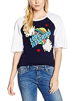 Love Moschino Camiseta Manga Corta (Azul Marino)