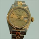 Vintage Antique watch: Ladies Rolex Oyster Perpetual Date - Two-Tone - 1990's by Swiss