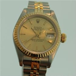 Rolex SA2517 Oyster Perpetual Women's Two-Tone 18k Gold & Stainless Steel