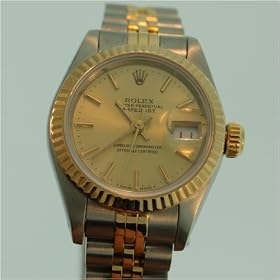 Vintage Antique watch: Ladies Rolex Oyster Perpetual Date - Two-Tone - 1990's by Swiss