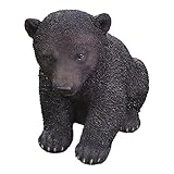 国華園 ポリ製オーナメント 力の熊 1個 幅40×奥行28×高さ32cm クマ