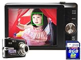 SVP Slim Xthinn-8363 Black 10MP Max 3x Optical Zoom 3