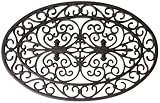 Esschert Design Rubber Doormat - Oval 27.5" x 18"