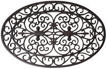 Esschert Design Rubber Doormat - Oval 27.5" x 18"