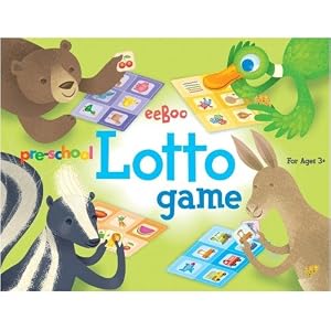 eeBoo Pre-School Lotto Game