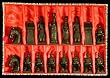 Handmade Black & White Chinese Qin Dynasty Bone Chess Set