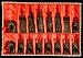 EXP Handmade Black & White Chinese Qin Dynasty Bone Chess Set