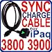 HQRP Replacement USB Sync & Charger Cable for iPaq 3800 , 3835 , 3850 , 3870 , 3875 , 3900 , 3950 , 3955 , 3970 , 3975 Series