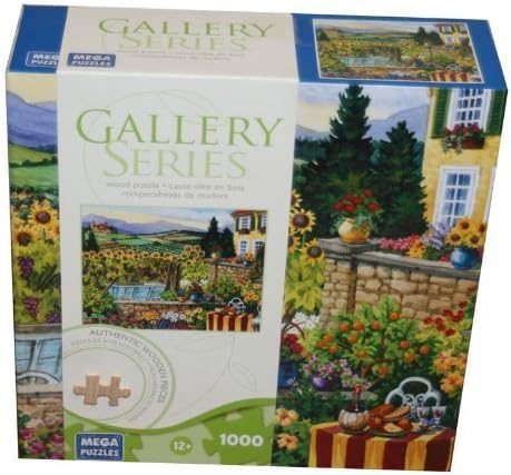 GALLERY SERIES AUTHENTIC WOOD PUZZLE Afternoon In Tuscany 1000 Piece Puzzle by Gallery Series
