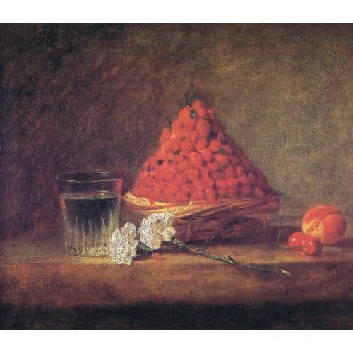 Basket of Wild Strawberries by Chardin