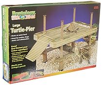 Penn Plax Decorative Turtle Pier Floating/Basking Platform, Large
