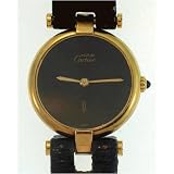 Vintage/Antique watch: Pre-owned Women’s Cartier Watch Vermeil with Black Dial 1980s