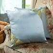 Gray Sari Cushion Covers / Saree Pillow covers 16 X 16 Inches