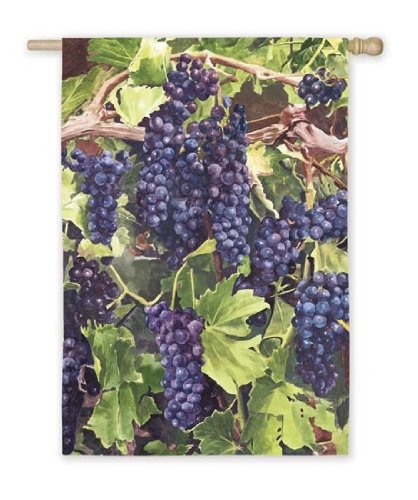 Bountiful Grape Garden Flag