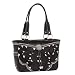 American West Lady Lace (Chocolate) Collection Zip Top Tote with Side Pockets