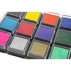 Sunnysue Mini Stempelkissen Set, 12 Farben