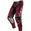 Fox Racing Platinum Latinese Men's MotoX Motorcycle Pants w/ Free B&F Heart Sticker Bundle - Black/Red