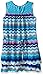 As U Wish Girls' Big Printed Shift Dress with Lace Yoke