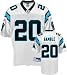 Chris Gamble Jersey: Reebok White Replica #20 Carolina Panthers Jersey - XX-Large