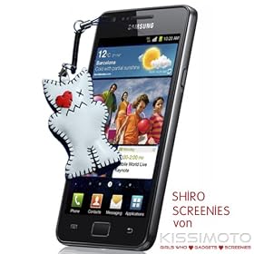 Screenie Shiro Fant�me nettoie des touche ecrans pour des portables universels Samsung Galaxy S /SII / S2, Samsung Galaxy Ace s5830, iPhone 4 / 4S, iPhone 3G / 3GS, Samsung Galaxy Nexus, Nokia Lumia, Samsung Wave II S8530 / s8500, Samsung Galaxy Ace Plus S7500, Samsung S5230, Samsung Wave Y / M, Samsung Wave 2 / 3, Samsung Wave 533, Samsung Wave723 / S7233, Samsung Galaxy Fit S5670