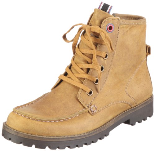 Tommy Hilfiger EDDIE 4B FU76813103, Jungen Stiefel, Beige (OCHRE 272), EU 36