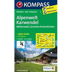 Alpenwelt Karwendel - Mittenwald - Garmisch-Partenkirchen 1 : 50 000: Wanderkarte mit Tourenf�hrer, Radrouten und Skitouren. GPS-genau