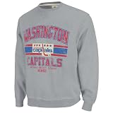 Washington Capitals Grey Team Classic Fleece Crewneck Sweatshirt