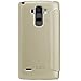 LG G4 Stylus G Stylo Case Cover+Touch-U Holder , NILLKIN Sparkle Window View Sleep / Wake PU Leather Flip Cover Case for LG G4 Stylus G Stylo (Not for LG G4) , with original Nillkin retail box (Golden)