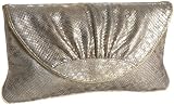 51zJUdxQxjL._SL160_ - Lauren Merkin Ava Metallic Textured Snake Zip Trim Clutch - clutches-purses