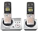 Panasonic - KX-TG8092FRS Telephone sans fil DECT DUO - Main Libre Repondeur 15 min - Ecran Couleur - Repertoire 200 noms - Ecran Couleur retro eclaire SMS GAP (jusqu'a 6 combines)
