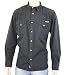 Lucky Brand Men's Long Sleeve Button Down Western Style Shirt Black 7MD4192-XL