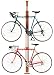 Sports Solutions Floor-to-Ceiling bike rack, red oak