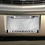 Wyoming Cowboys Chrome License Plate Frame