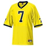 Nike Michigan Wolverines #7 Gold Twilled Football Jersey