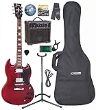 Encore EBP-E69CR Elec. Guitar Outfit - Cherry Red