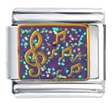 Musical Notes Italian Charms Bracelet Link