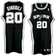 Manu Ginobili Jersey: adidas Black Swingman #20 San Antonio Spurs Jersey