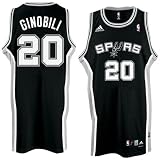 Manu Ginobili Jersey adidas Black Swingman #20 San
