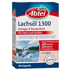 Abtei 37341 Omega Lachs�l 1300, 30 Kapseln