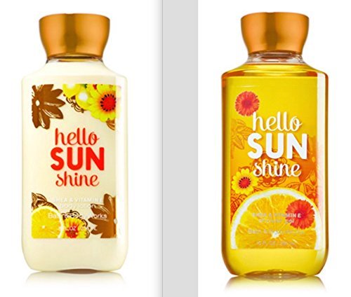 Bath and Body Works Hello SUN Shine Lotion and Shower Gel Set