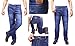 HB Men's Motorcycle DuPont Kevlar® Lined Jeans with Free Armours