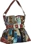 Patchwork '''Exotic Prints'' Tote - Red Trim or Bronze Trim