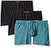 Perry Ellis Men's 3-Pack Cotton Stretch Stripe/Solid Boxer Brief