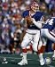 Jim Kelly Buffalo Bills 8x10 Photo (Blue Jersey, Looking To Pass)