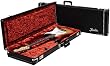 Fender Deluxe Strat/Telecaster Hardshell Guitar Case, Black, Orange Interior