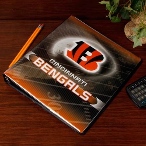 Turner Cincinnati Bengals 3 Ring Binder, 1 Inch (8180007)